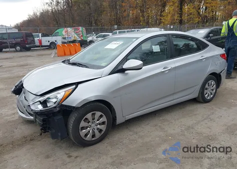 2016 Hyundai Accent Se из США, поврежденный, VIN KMHCT4AE7GU072365